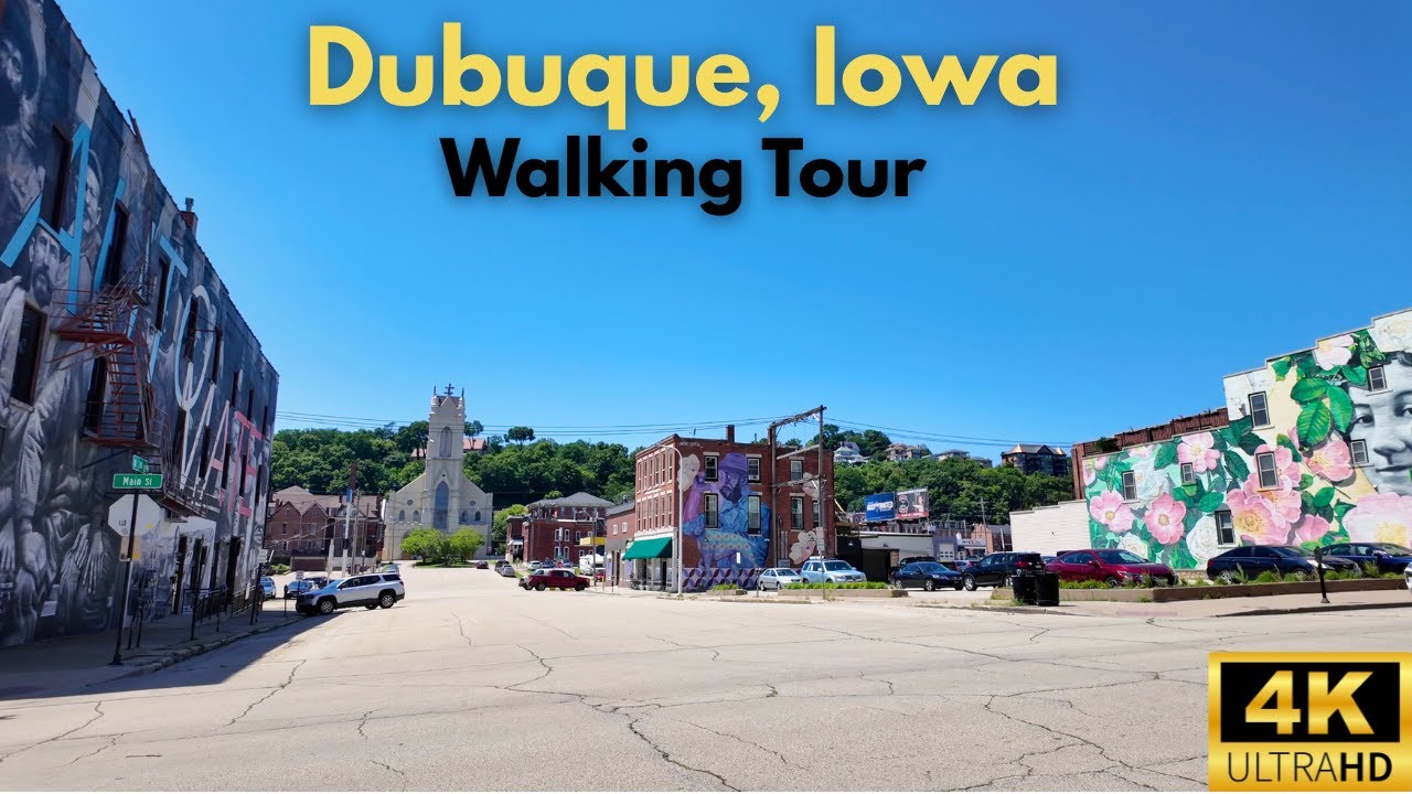Dubuque, Iowa 🇺🇸 Walking Tour 2025 [4K]