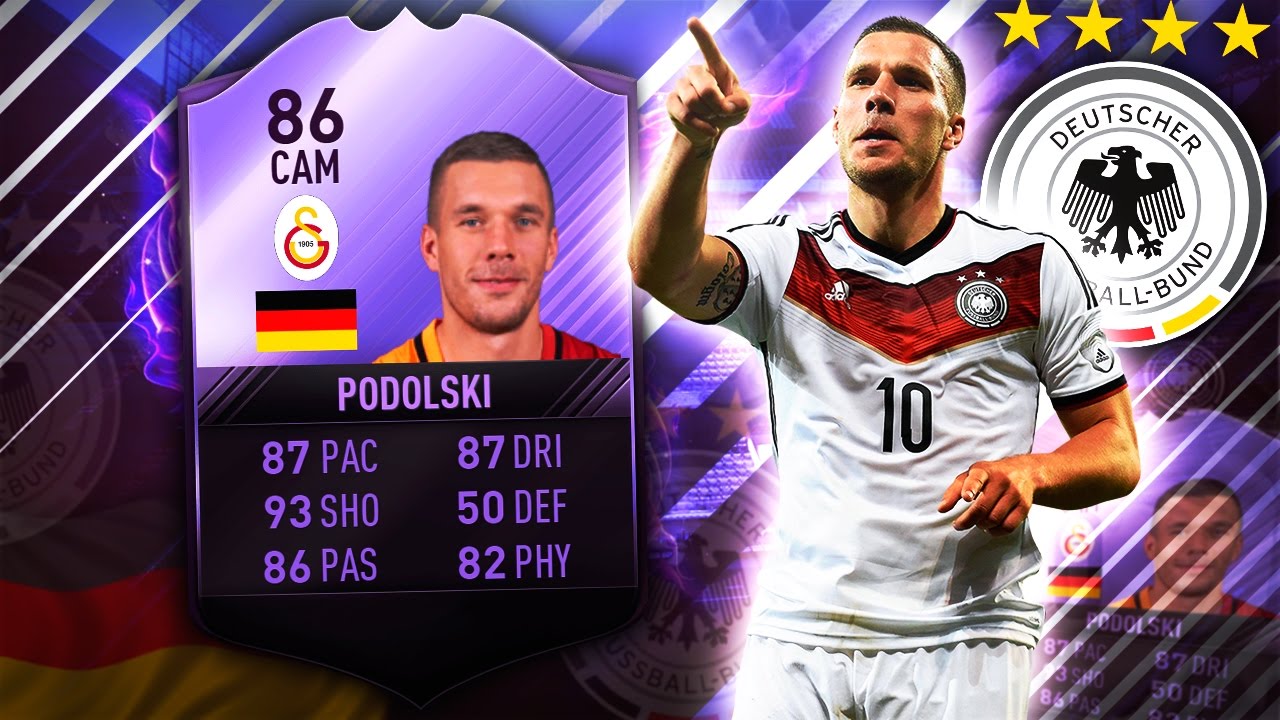 HERO PODOLSKI 86!! THE BEST LONGSHOT TAKER! FIFA 17 ULTIMATE TEAM