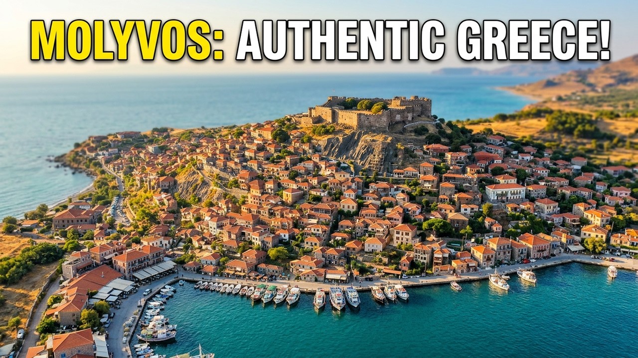 Molyvos: Beauty and authentic atmosphere, Secrets of Eftalou Beach Exposed. A 4k Aerial Adventure!