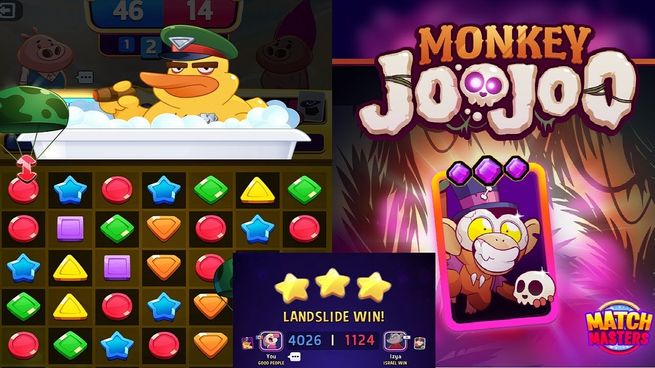 Match Masters, Colonel McQuack WINNER VS SE Monkey JOO JOO
