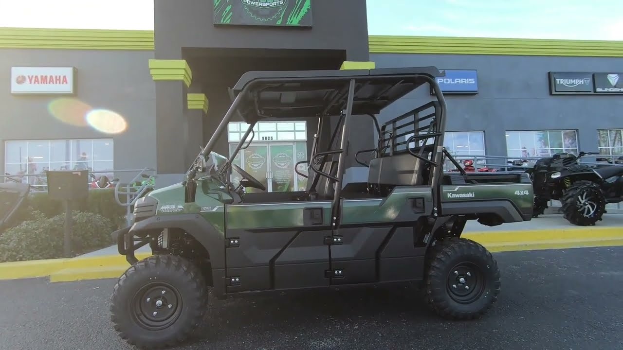 New Timberline Green 2025 Kawasaki MULE PRO FXT 820 EPS Side by Side UTV For Sale In Port Richey, FL