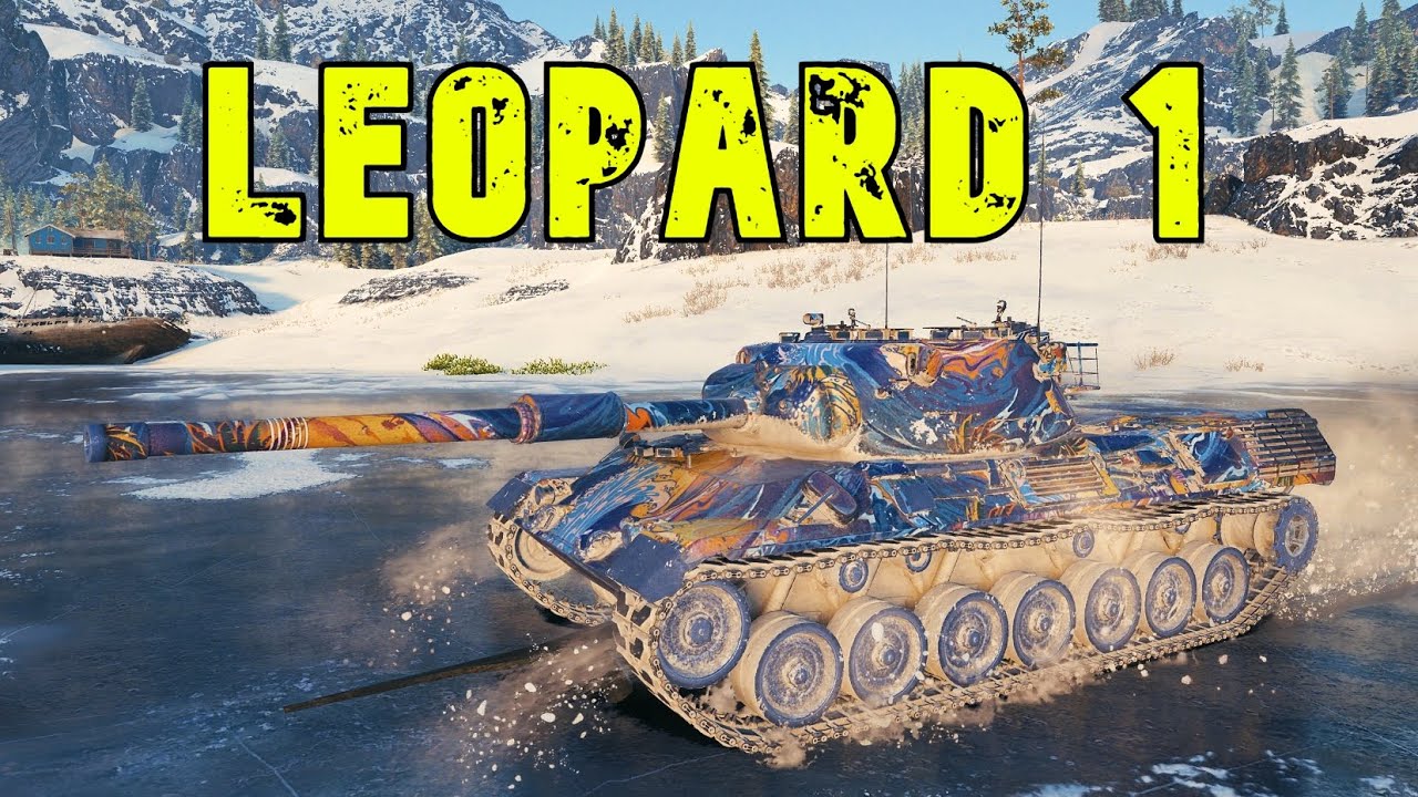 World of Tanks Leopard 1 - 3 Kills 10,4K Damage