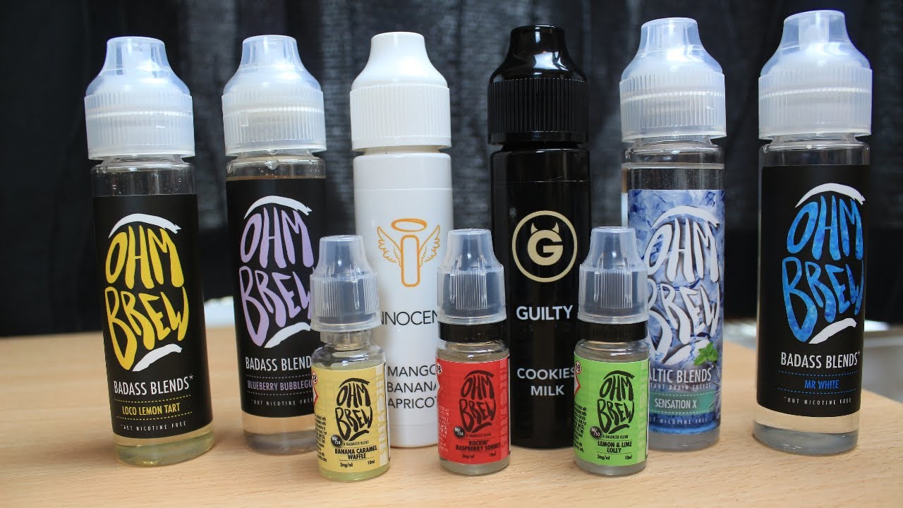 Ohm Brew Eliquid Presentation & Tasting