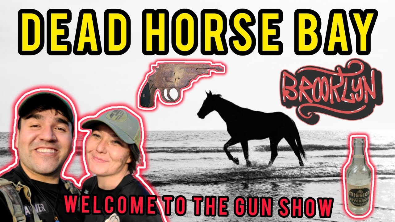 Dead Horse Bay Bottle Digging Mudlarking|  Brooklyn, NY (Double Digit Guns)
