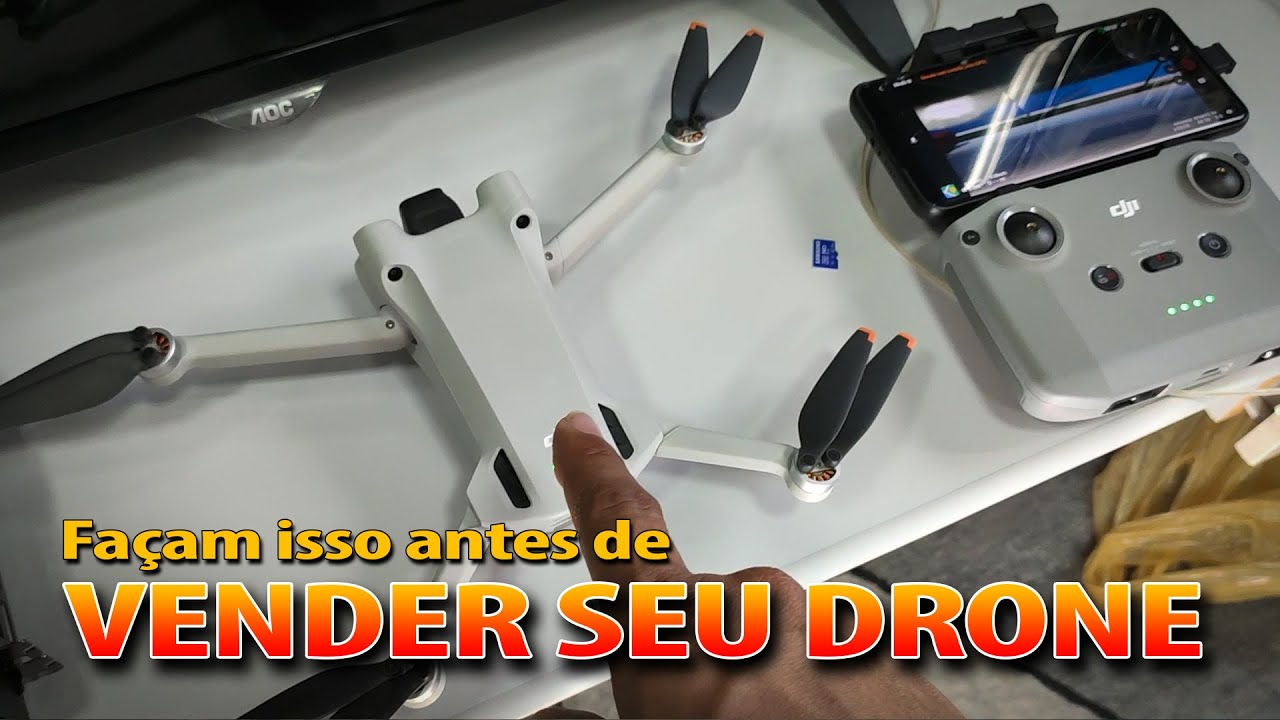 Faça isso antes de vender ou passar o seu drone para alguém.
