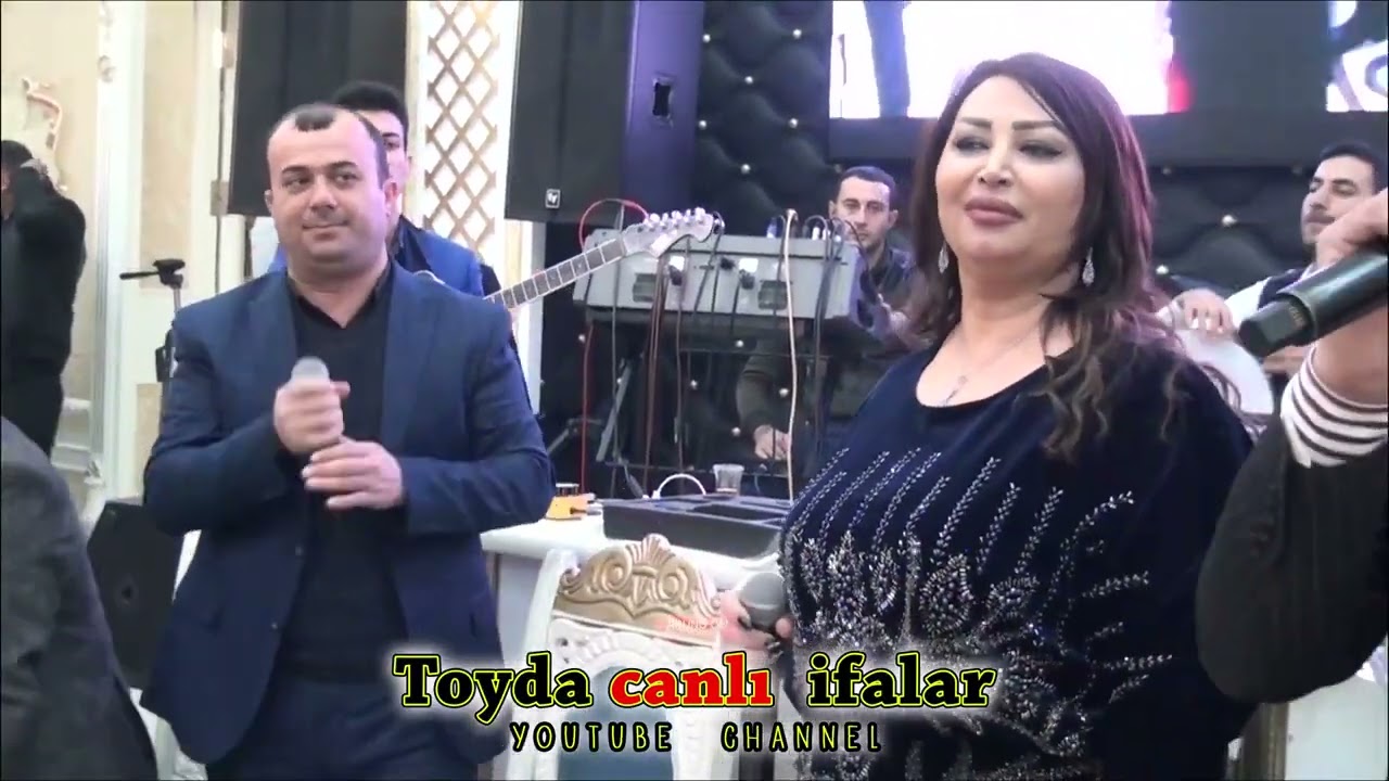 Gözel bir toy 2 ci hiss oxuyan Nigar Agcabedili & Rauf Nagıoglu & Saz Aşıq Mehdi
