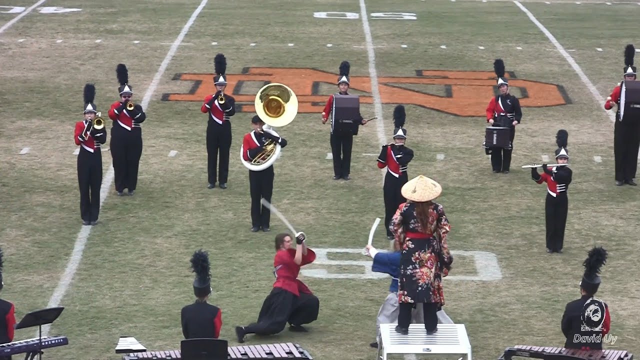 East Wilkes High School Cardinal Pride Marching Band at Fall Festival of Bands 11/6/2021