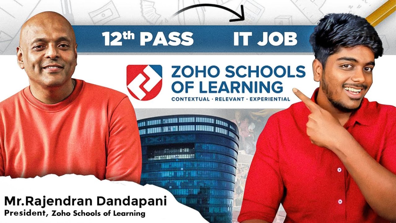 An Escape from Conventional College Education | Zoho Schools of Learning | Mr. Rajendran Dandapani