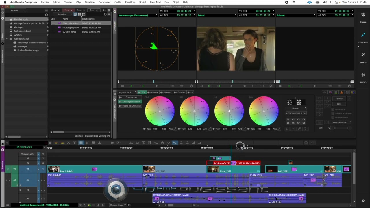 23 - Formation Avid Media Composer : L'étalonnage 3 voies (Partie 1)