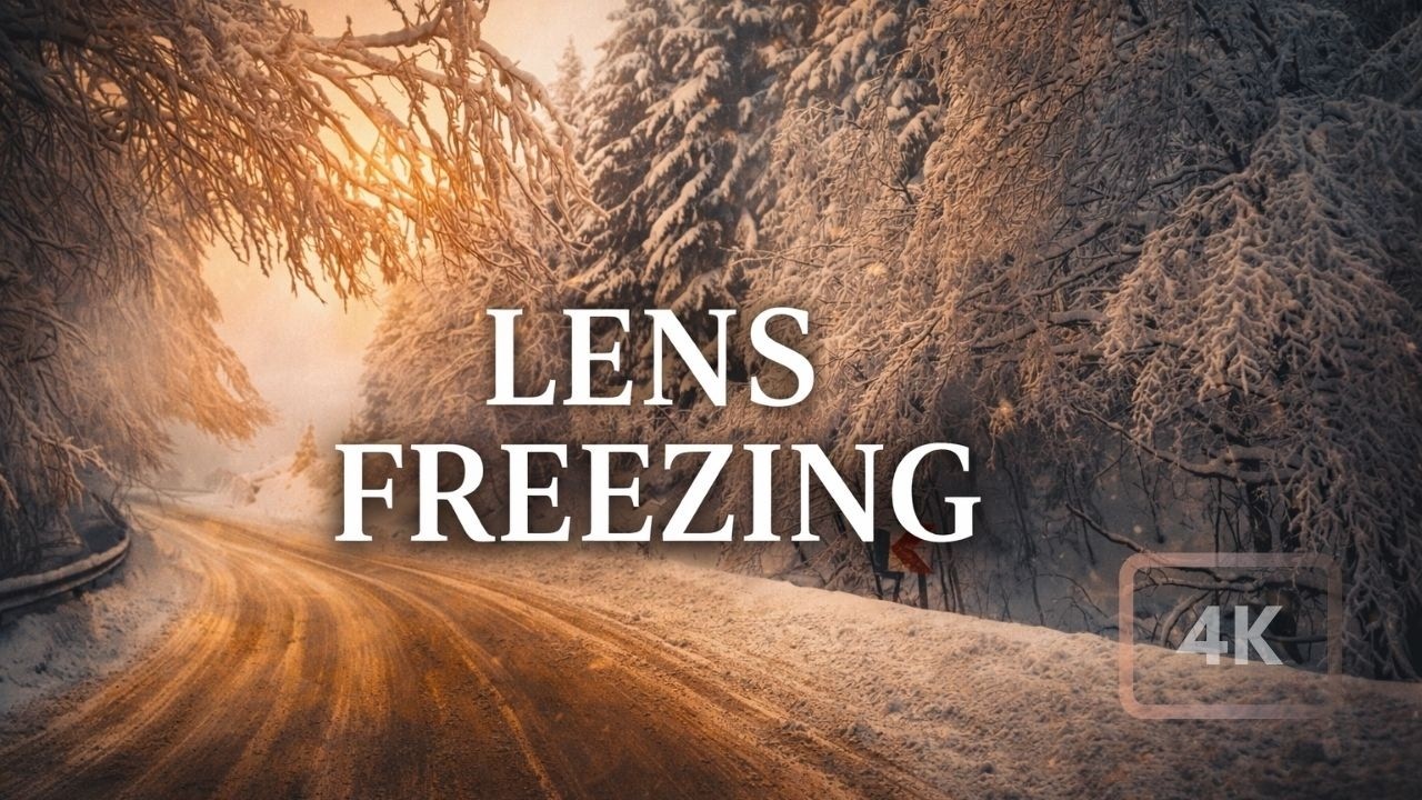Зимняя горная поездка ❄️ | Заснеженные дороги, туман и мороз • ASMR 4K