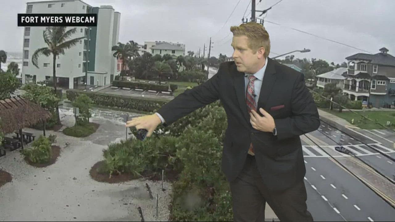 Watch: Timelapse of storm surge in Fort Myers Beach