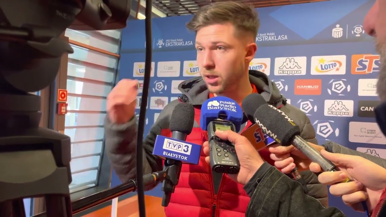 Tomas Prikryl po meczu Jagiellonia-Warta (1:1)- 27.02.2022