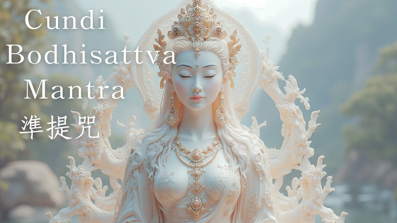 準提咒｜Cundi Bodhisattva Mantra｜清淨身心 內在花開 圓滿一切願｜1hr｜Blossoming Within – Peaceful, Clarity, Purity