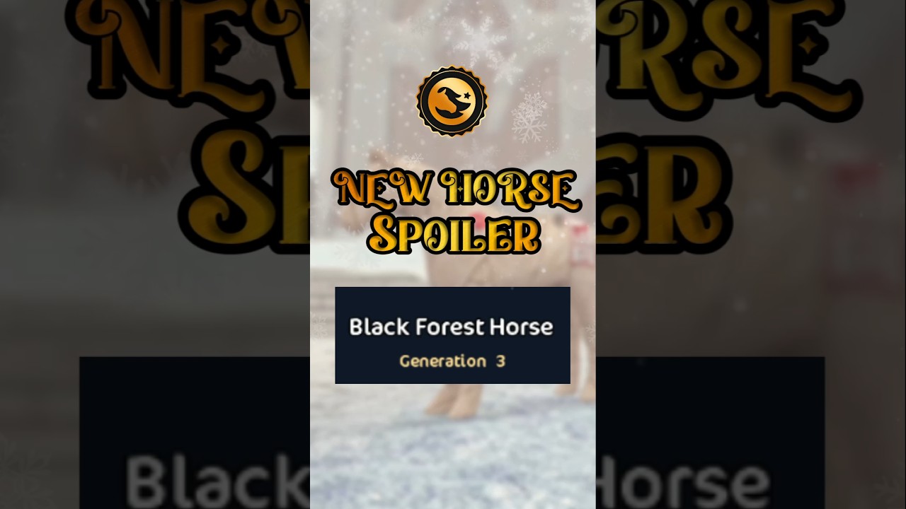 Star Stable | *NEW* Black Forest Horse | SPOILER