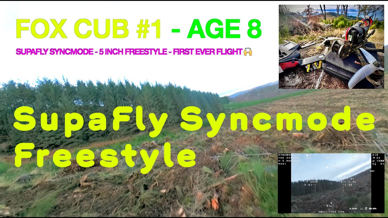 What happens when an 8 year old tries my freestyle quad? #5inchfreestyle #supaflyfpv #fpvkids