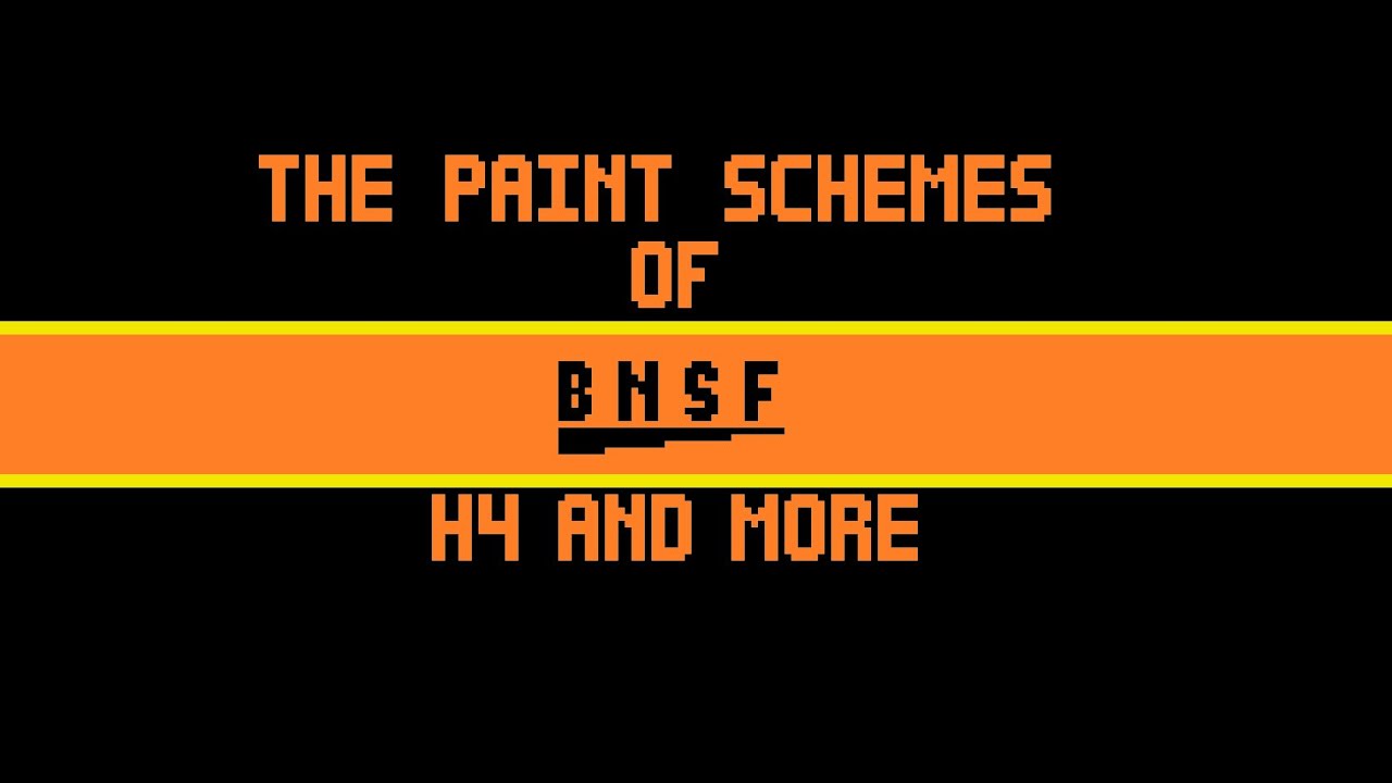 The Paint Schemes of BNSF: H4 And More