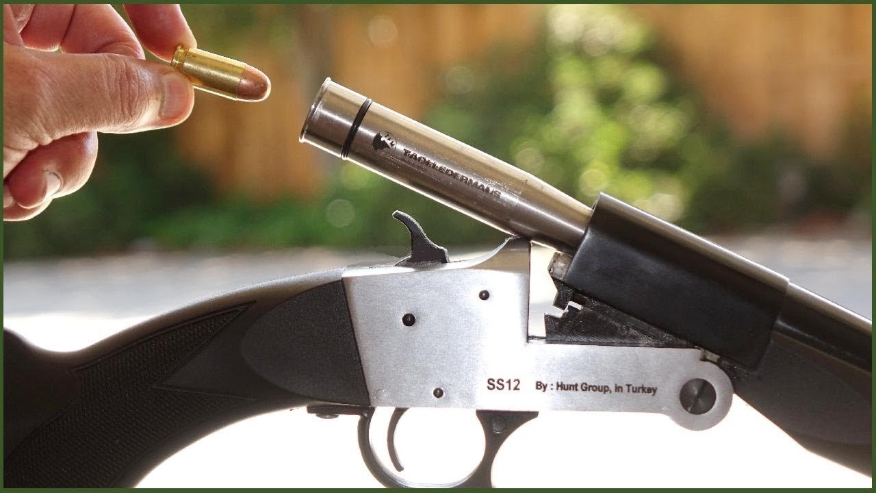 Turn your shotgun into a survival camping rifle