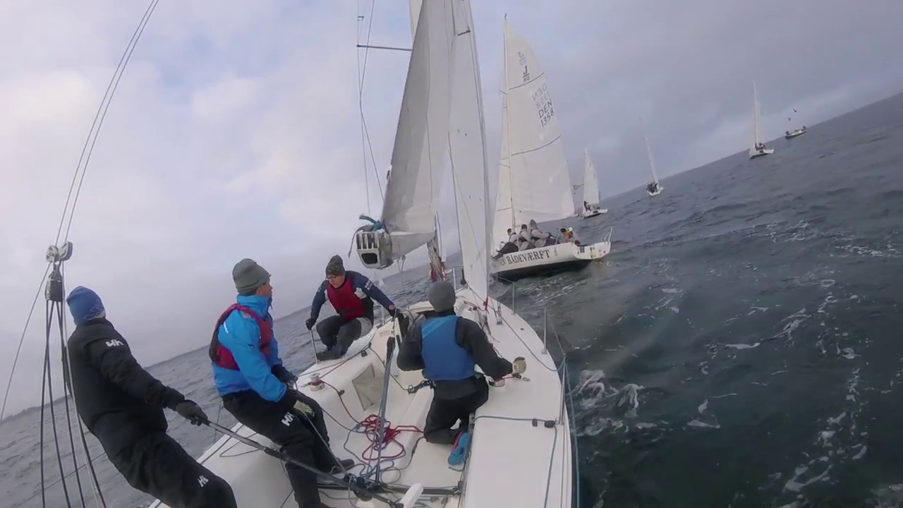 J80 WINTER SAILING AND DARK CLOUDS | Nivå Vinter Cup #7