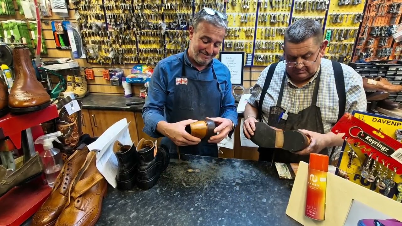 Antony & Paul Appraise a Poor Repair on Some Trickers Bourton Shoe Sent in by a Subscriber