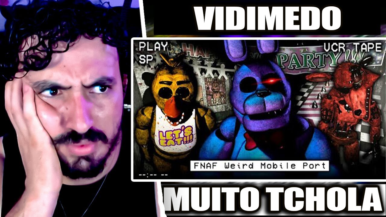 FNAF WEIRD MOBILE PORT: A VERSÃO MAIS PERIGOSA DE FNAF | Leozin React
