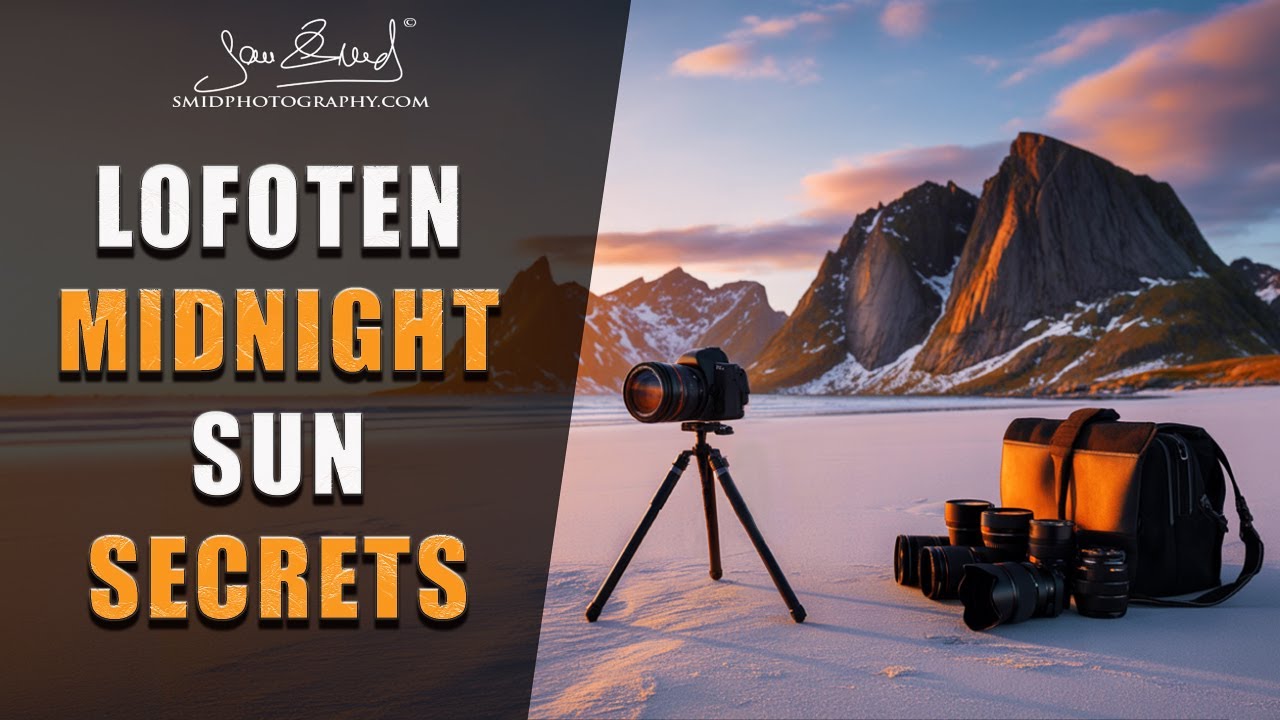 How to Photograph the Midnight Sun in Lofoten (Real Field Tips!)