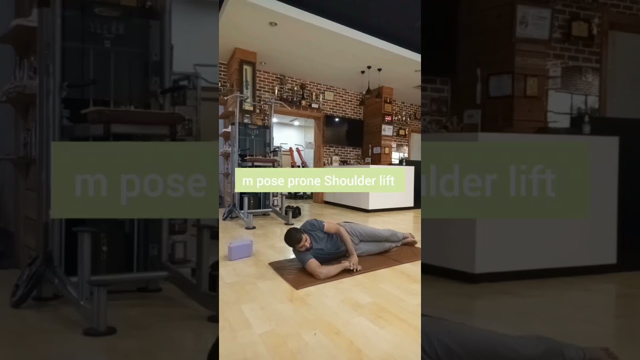 Shoulder mobility and strength exercise. 