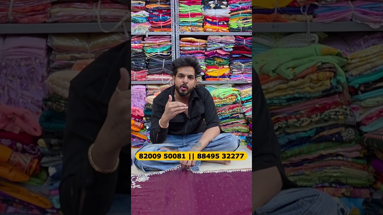 ❤️सूरत में सबसे❤️सस्ते साड़ी फैक्ट्री❤️| Surat Saree Wholesale Market | Saree Factory Surat 