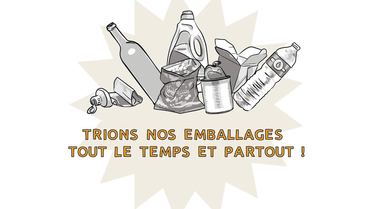 Trions nos emballages tout le temps et partout !