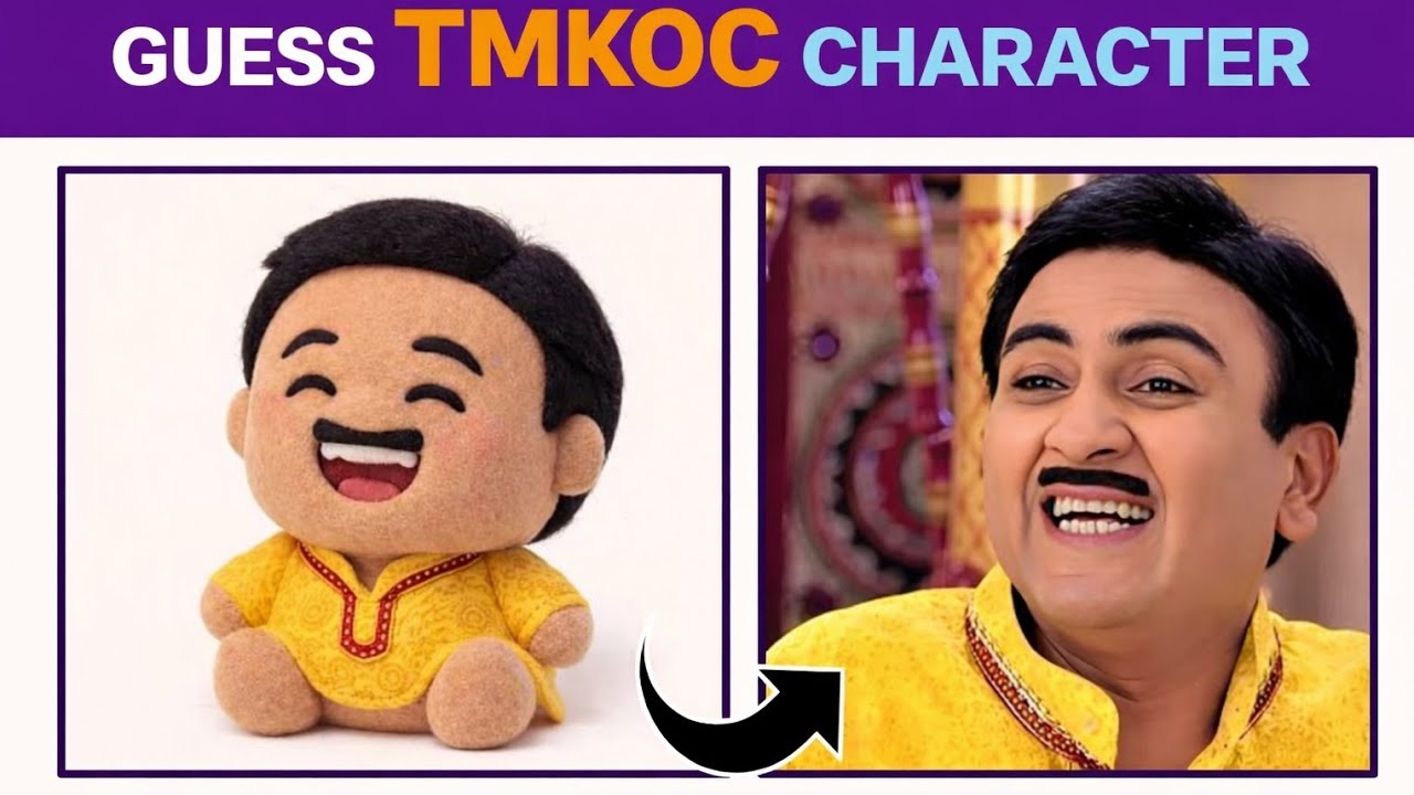 Only True TMKOC Fans Can Guess All Characters! 😱🧠 Plushie Quiz|Zyqloxa