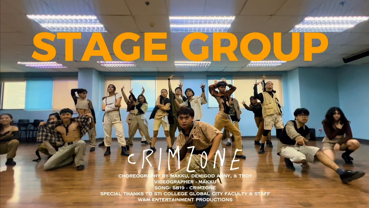 SB19 - &lsquo;Crimzone&rsquo; Dance Performance (Dance Studio Version) By Stage Group