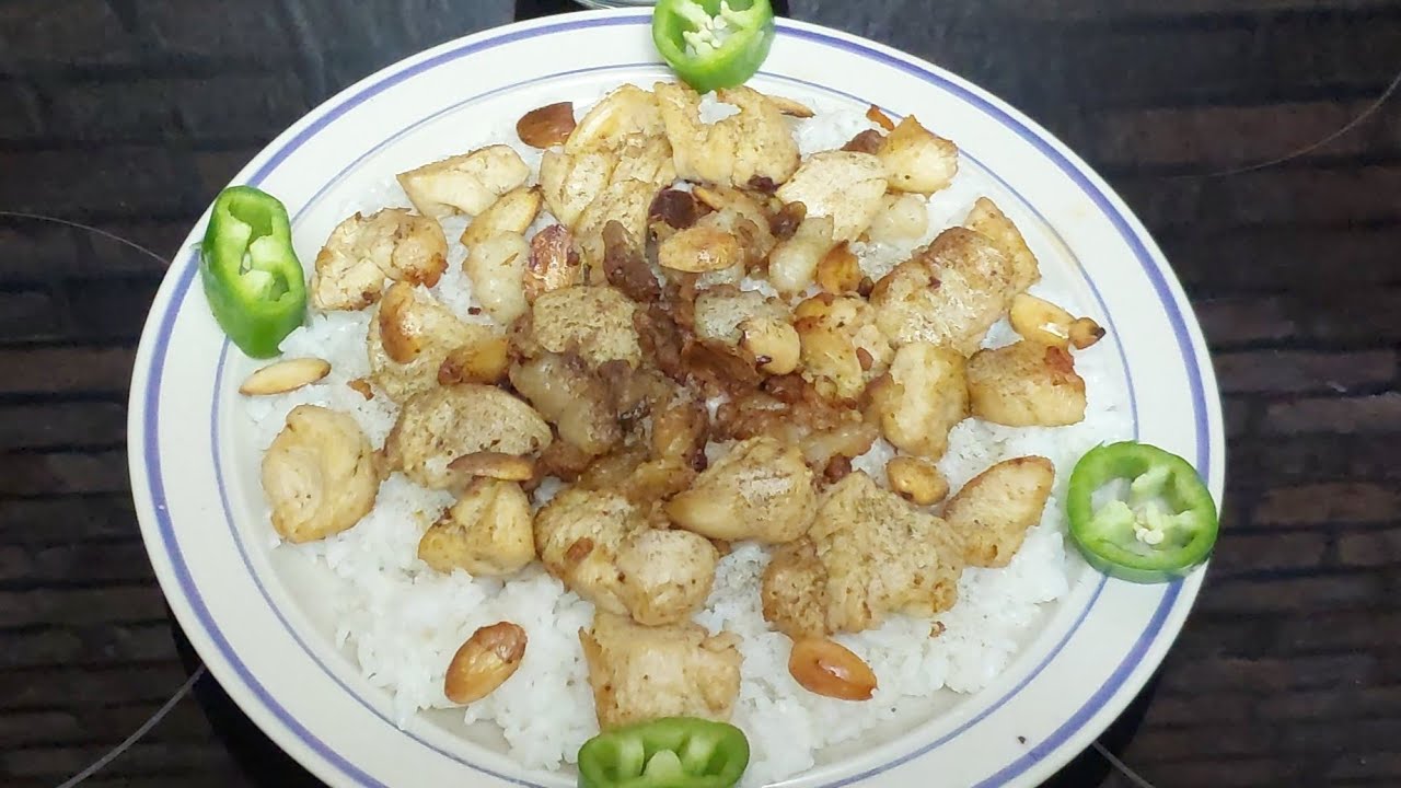 دجاج على أرز