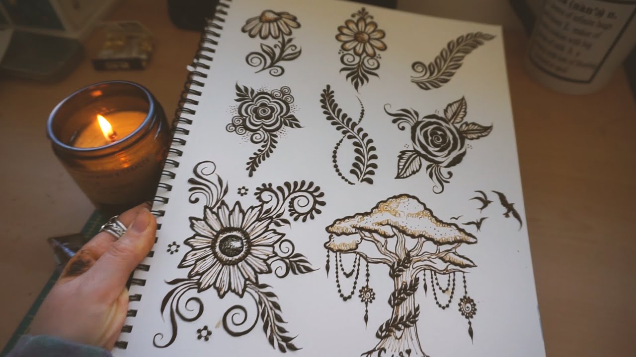 Henna Designs For Beginners | Henna Tutorial #henna