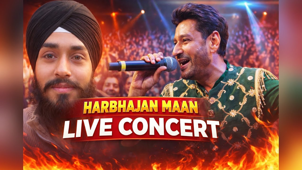 Harbhajan Maan live 🎶 dekh ke dil khush ho gaya ❤️| Harbhajan Maan live Fest in Mata sundri College 