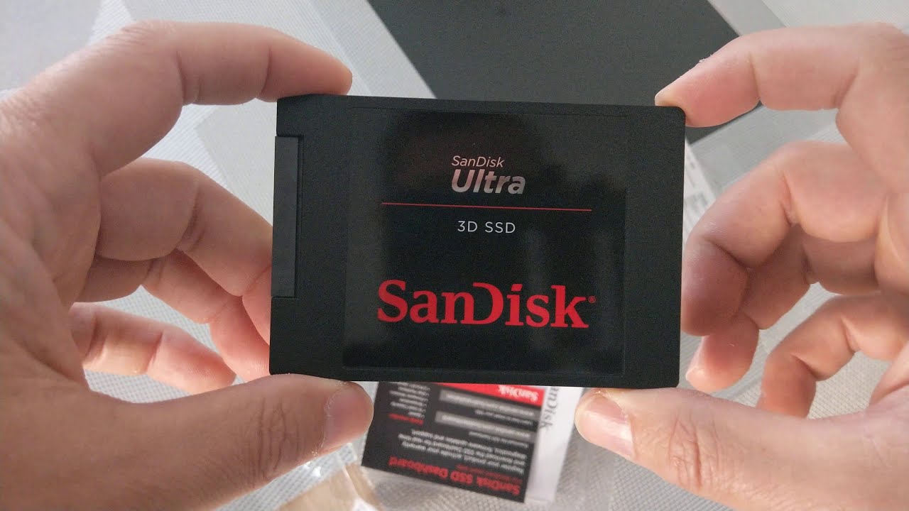 SANDISK SanDisk Ultra® 3D, 1 TB SSD, 2.5 Zoll, intern unboxing