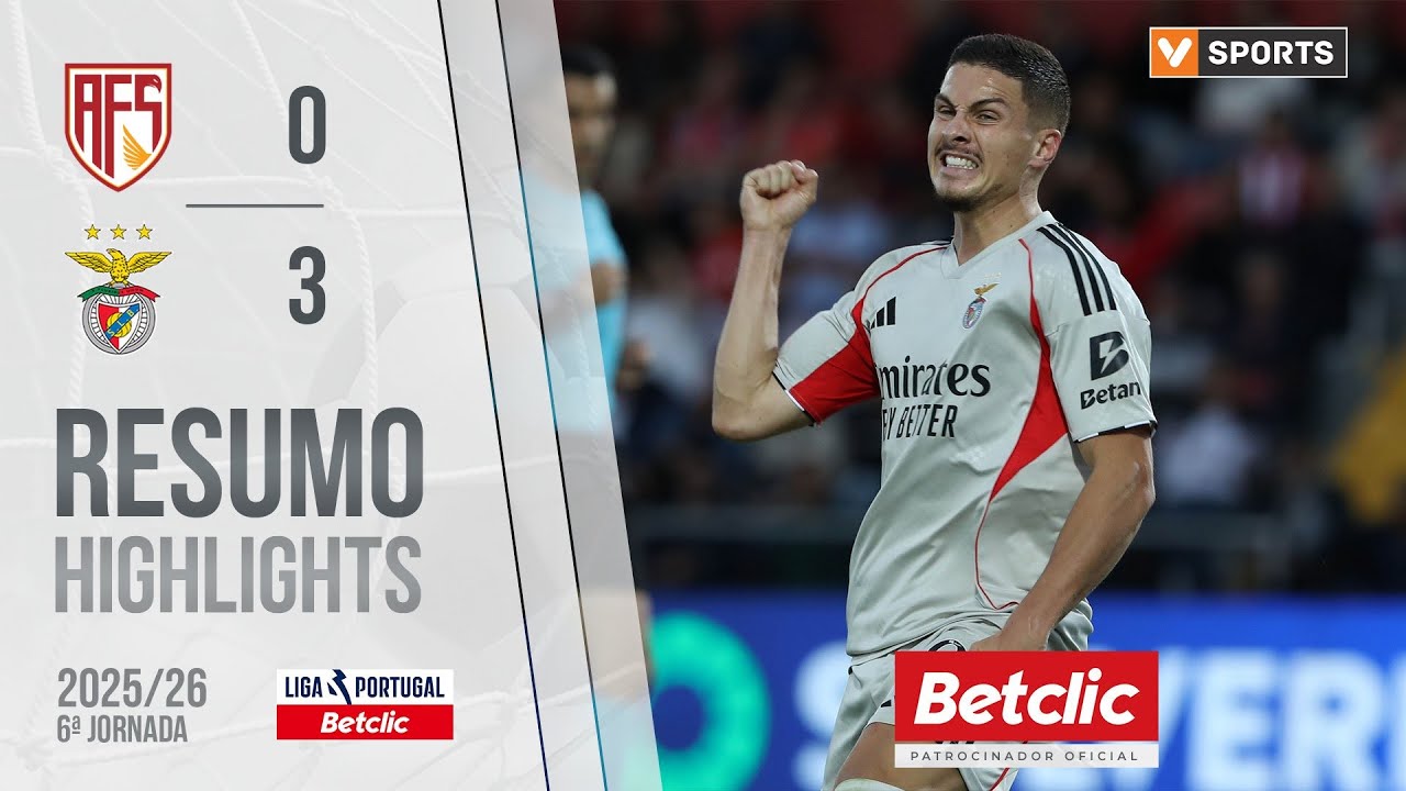Resumo: AVS 0-3 Benfica (Liga 25/26 #6)