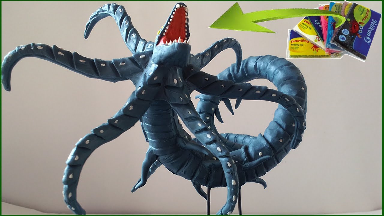 GARGANTUAN LEVIATHAN WITH CLAY/PLASTILINA. Subnautica