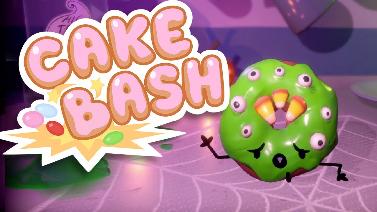 Cake Bash - STINKY MONSTER DONUT!! (4-Player Gameplay)