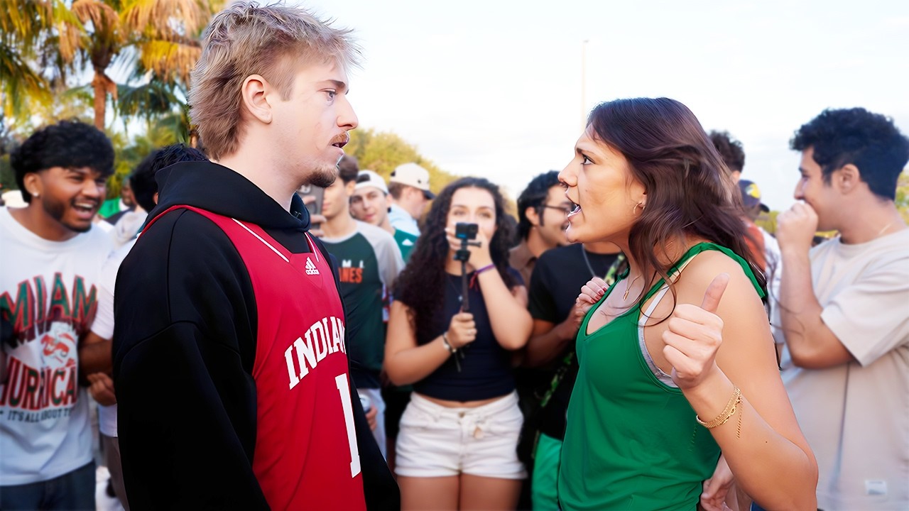 Indiana Fan Trolls Miami! (National Championship)