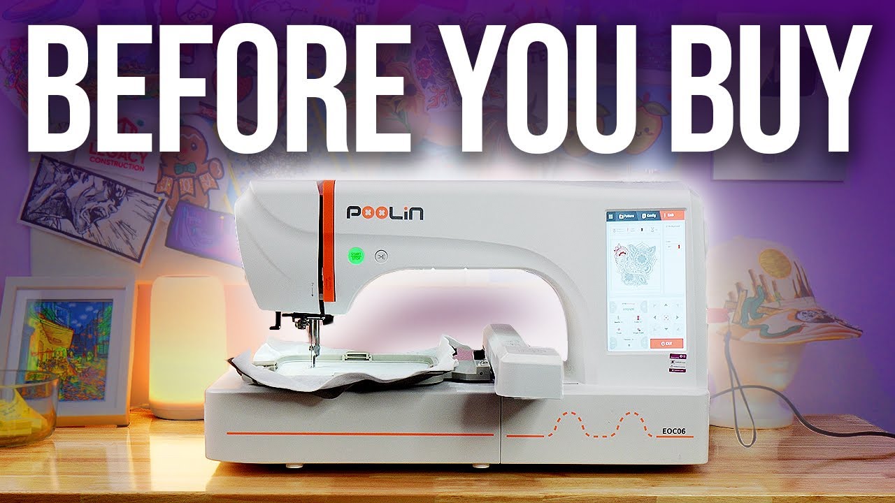 Poolin EOC06 Embroidery Machine Review | Best Starter Machine?