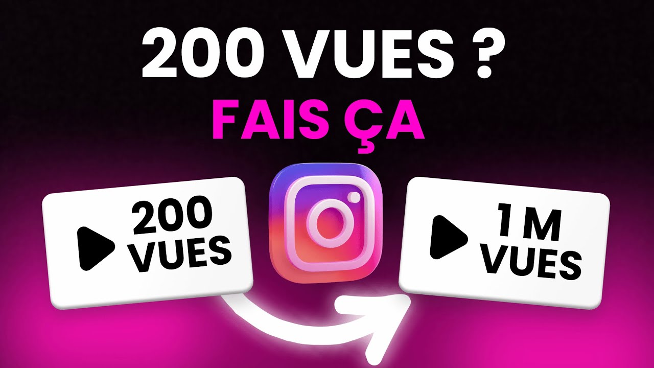 Pourquoi tes reels instagram sont bloqués à 200 vues ?