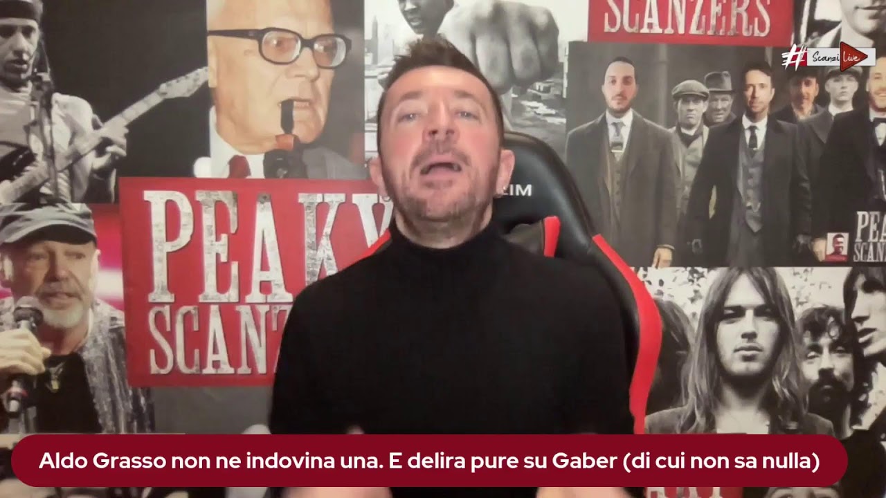 Ormai Aldo Grasso non ne indovina una. E straparla pure su Gaber (di cui non sa nulla)