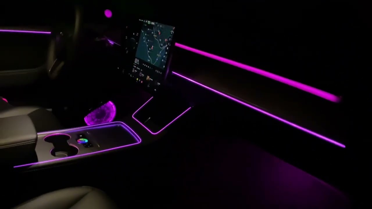Tesla Model 3/Y 2021-2024 Dynamic Ambient Lighting Upgrade Kit