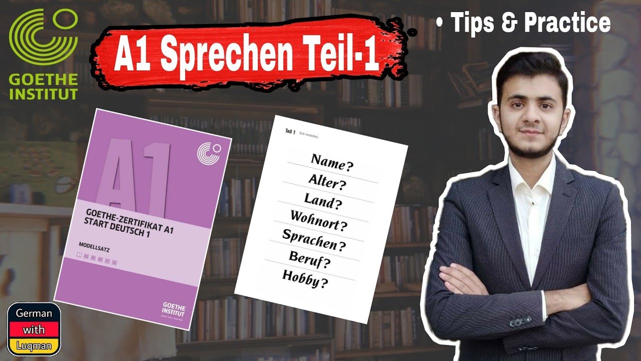 Start Deutsch A1 || Goethe A1 Exam Sprechen Teil-1 In Urdu/Hindi || German With Luqman