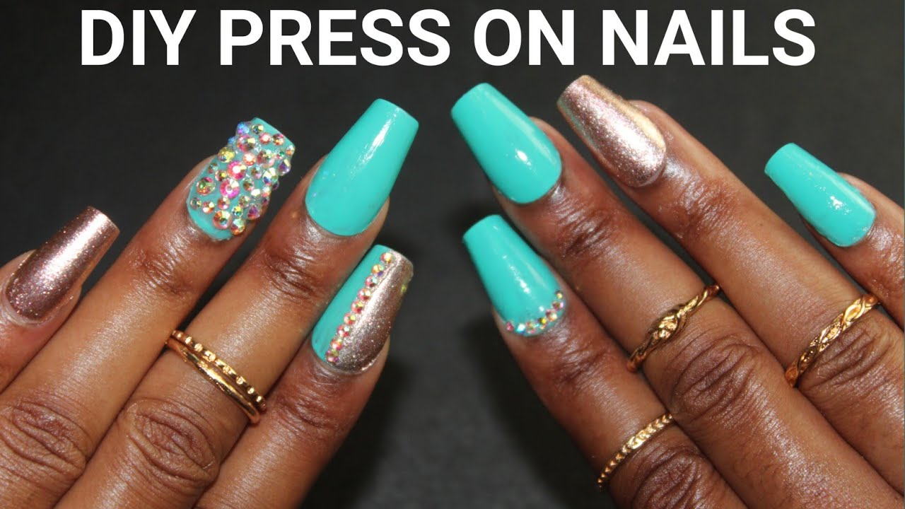 Easy DIY Press on Nails at Home that lasts 3 Weeks