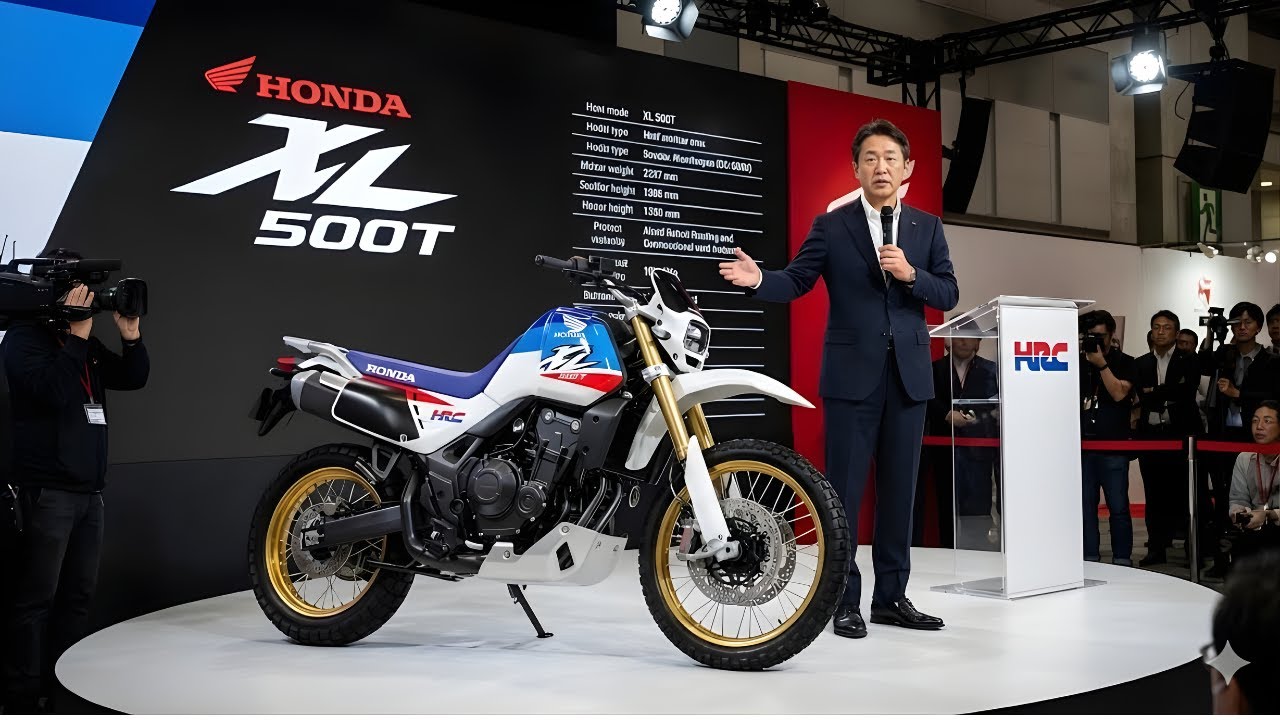 Наконец-то состоялась официальная презентация нового мотоцикла Honda XL 500 T 2026 года!!