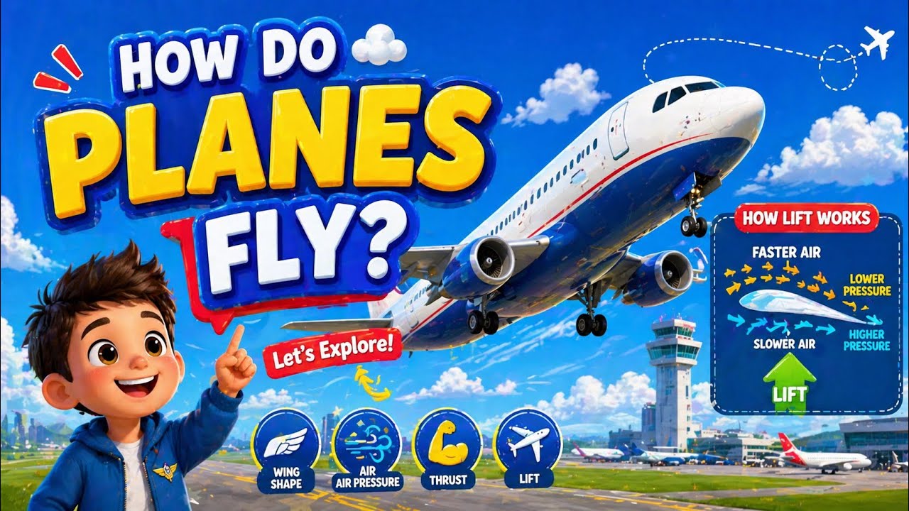 How Do Planes Fly Video For Kids