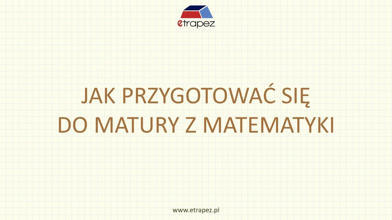Metody efektywnej nauki przed maturą - Matura 2021