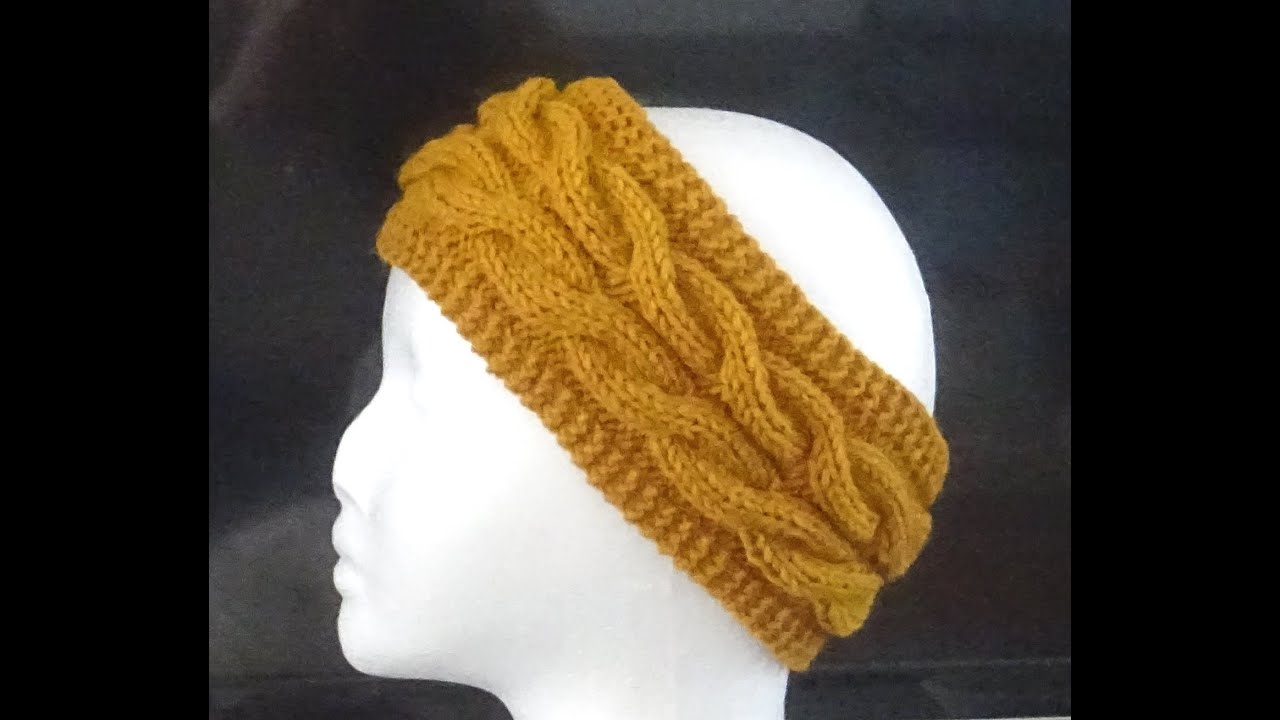 Knitting Cable Headband
