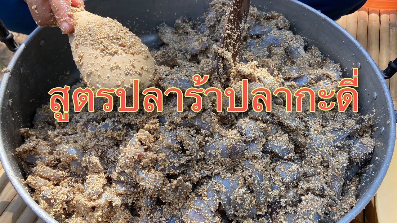 วิธีทำปลาร้ากระดี่สูตรใส่ข้าวคั่ว หอมนัว สีสวยแน่นอน