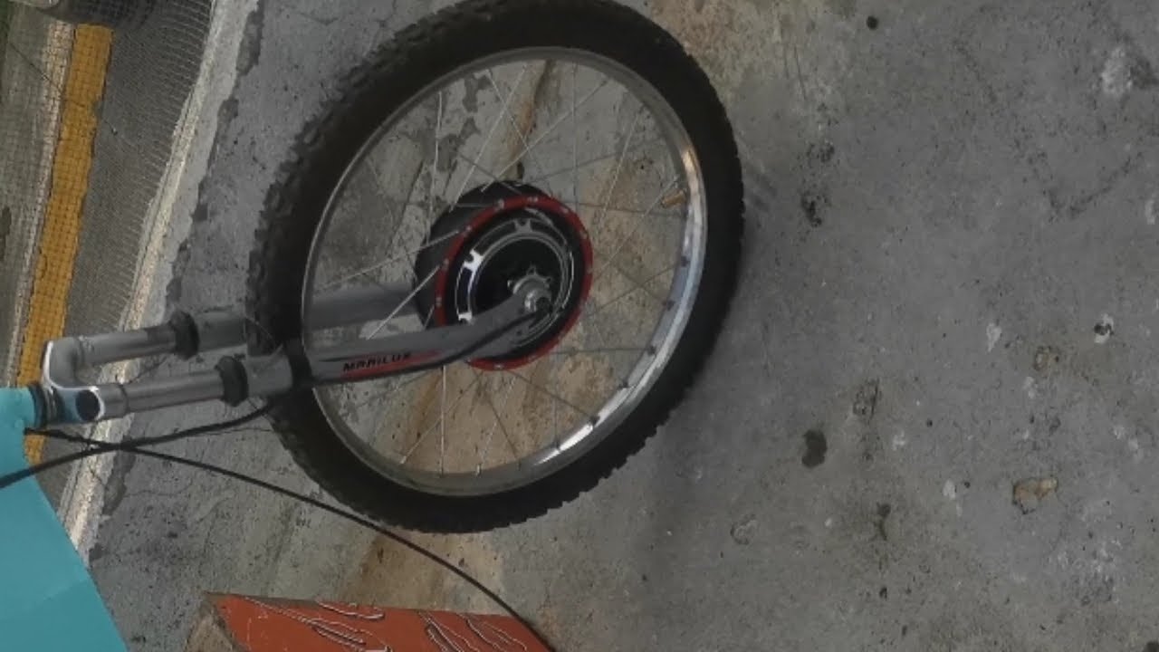 Como poner rayos a un motor de patin eléctrico